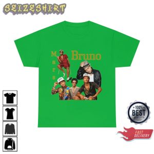 Bruno Mars Old School Music Artist Unisex Graphic Tee