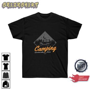 Camping Adventure 2023 Outdoor Explore Gift for Camping Lover T-Shirt