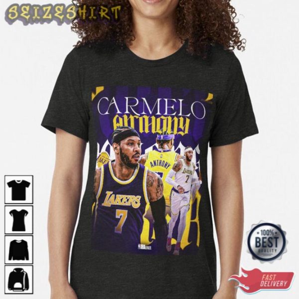 Carmelo Anthony 7 Basketball Lakers Unisex T-Shirt