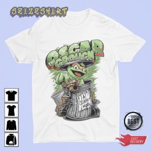 Cartoon The Oscar Grouch A Giants Nug Unisex T-Shirt Design