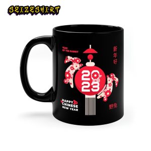 Chinese New Year 2023 Year of the Rabbit Ceramic MugChinese New Year 2023 Year of the Rabbit Ceramic Mug