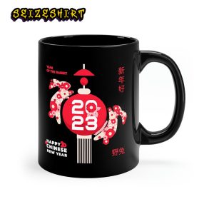 Chinese New Year 2023 Year of the Rabbit Ceramic Mug