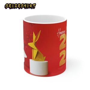 Chinese New Year of the Rabbit 2023 Ceramic Coffee Mug