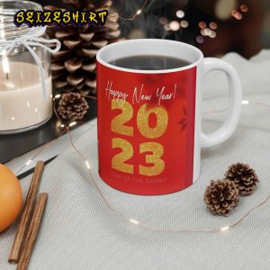 Chinese New Year of the Rabbit 2023 Ceramic Coffee Mug