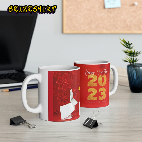 Chinese New Year of the Rabbit 2023 Ceramic Coffee Mug