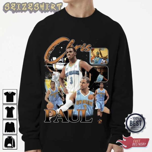 Chris Paul 90s Retro Vintage T Shirt