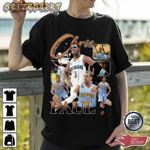 Chris Paul 90s Retro Vintage T Shirt