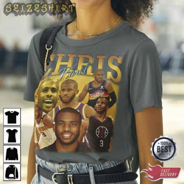 Chris Paul 90s Style Vintage Bootleg Tee