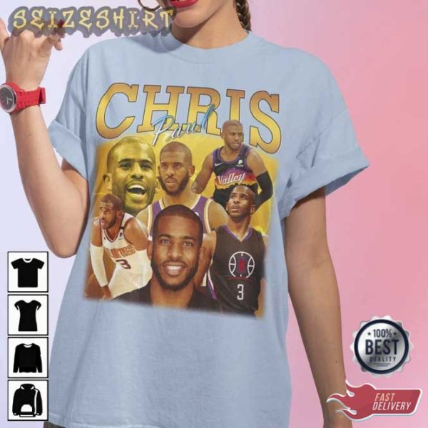 Chris Paul 90s Style Vintage Bootleg Tee