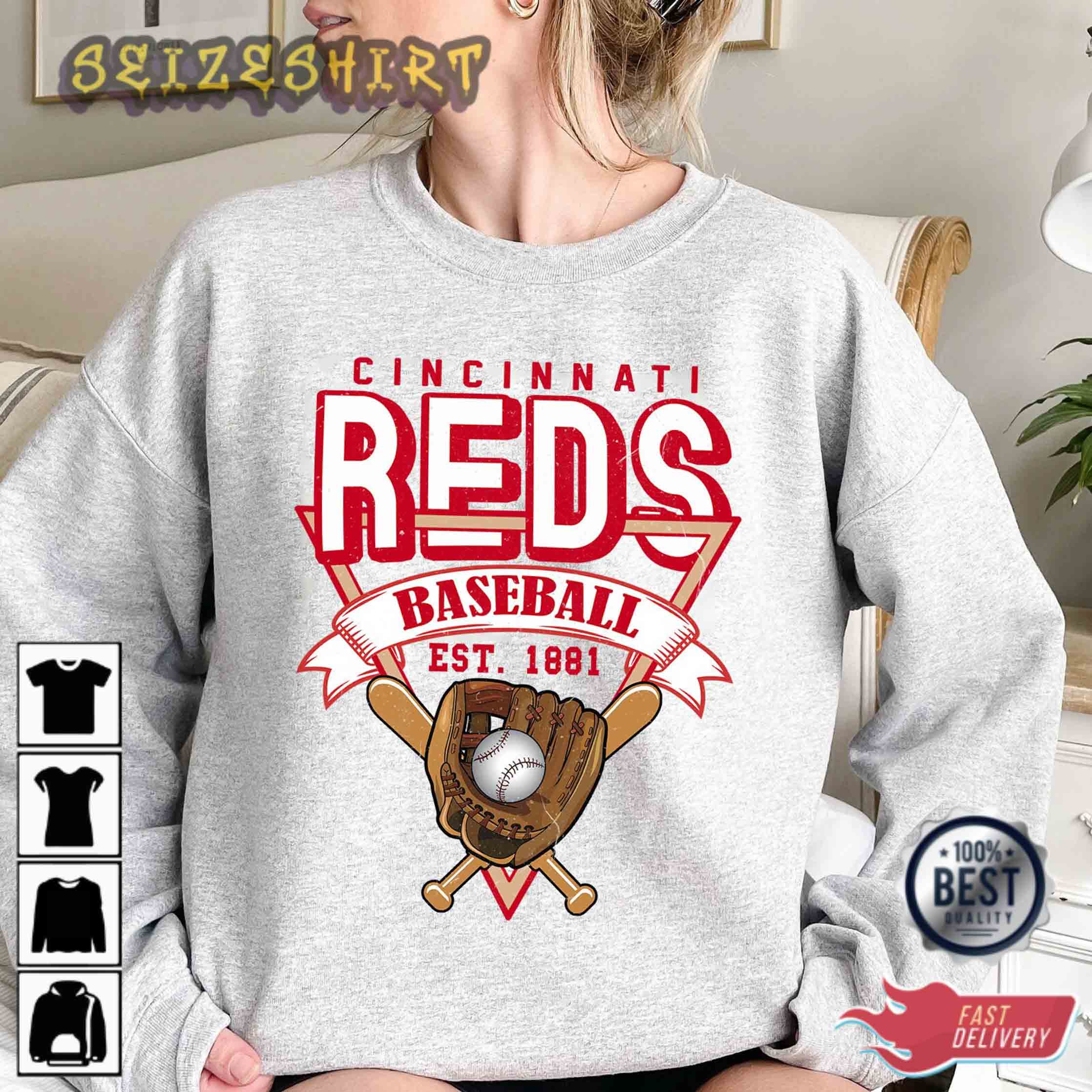 Cincinnati Reds Shirt Vintage Mlb Legends - Anynee