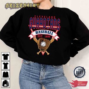 Cleveland Baseball Crewneck Sweatshirt Vintage Cleveland T-Shirt