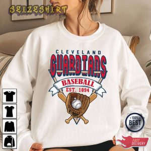 Cleveland Baseball Crewneck Sweatshirt Vintage Cleveland T-Shirt