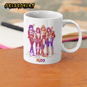 Colorful KISS Band Crew Music Fan Gift Ceramic Mug