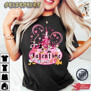 Comfort Colors Retro Disneyland Valentines Day Shirtmickey T-Shirt