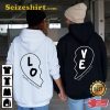 Custom Year Couple Women Valentines Day Love Vibe Hoodie