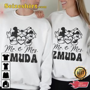 Customs Mr Mrs Disney Mickey And Minnie Disney Honeymoon Sweatshirt