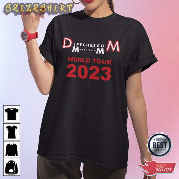Depeche Mode Memento Mori 2023 Rock Tour Graphic T-Shirt ⋆ Vuccie