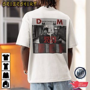 Depeche Mode Memento Mori World Tour 2023 Rock Band Shirt