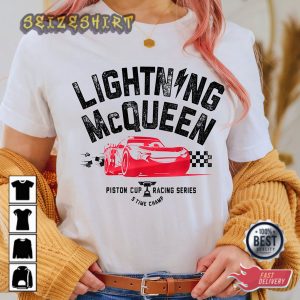 Disney Cars 3 Lightning Mcqueen Pit Crew Mcqueen 95 Cartoon T-Shirt