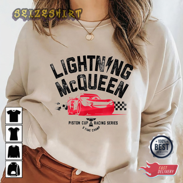 Disney Cars 3 Lightning Mcqueen Pit Crew Mcqueen 95 Cartoon T-Shirt -  