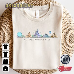 Disney World Disneyland Disney Unisex Printed T-Shirt Design