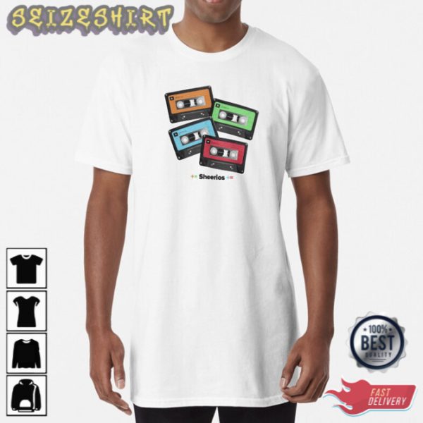 Ed Sheeran Album Collection Cassette Tapes Unisex T-Shirt