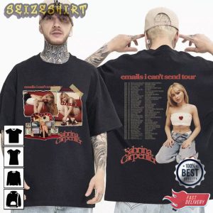 Email I Can’t Send Tour 2023 Sabrina Carpenter Tour 2023 T-Shirt