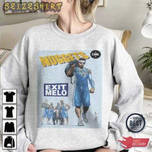 Exit Melo Shirt Vintage Basketball 90s Retro Graphic Tee Comic Rap Shirt