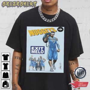 Exit Melo Shirt Basketball 90s Comic Shirt