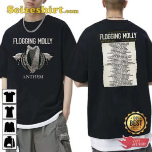 Flogging Molly 2023 Anthem Winter Tour T-Shirt