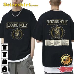 Flogging Molly 2023 Anti Flag Winter Tour Shirt