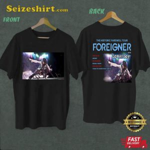 Foreigner The Historic Farewell Tour 2023 Concert T-Shirt