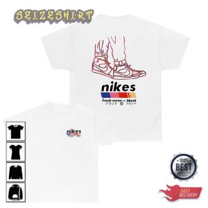 Frank Ocean Blond Nkes Hand Drawing Short Sleeve Unisex T-ShirtFrank Ocean Blond Nkes Hand Drawing Short Sleeve Unisex T-Shirt