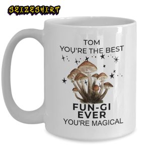 Funny Boyfriend Personalized Valentines Gift Mushroom Lovers Coffee Mug