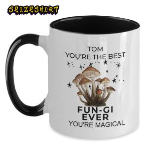 Funny Boyfriend Personalized Valentines Gift Mushroom Lovers Coffee Mug