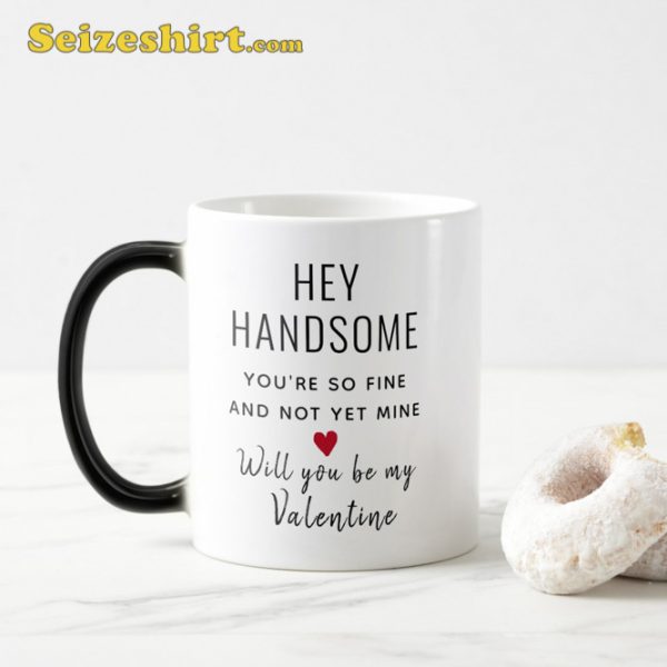 Funny Valentines Day Handsome Boyfriend Poem Magic Mug