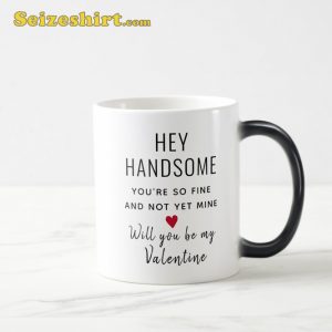 Funny Valentines Day Handsome Boyfriend Poem Magic Mug
