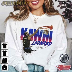 Geometric Design Basketball Kawhi Leonard Sweatshirt