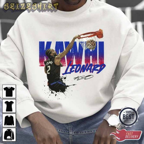 Geometric Design Basketball Kawhi Leonard Sweatshirt