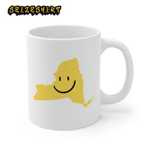 Happy New York Smiley Face State New York City Upstate Coffee Mug