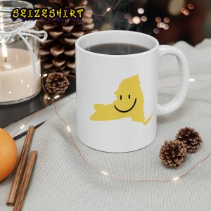 Happy New York Smiley Face State New York City Upstate Coffee Mug