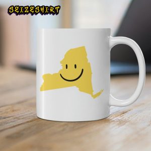 Happy New York Smiley Face State New York City Upstate Coffee Mug