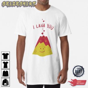 Happy Valentines Day 2023 I Lava You Valentines Day Gifts 2023 Unisex T-Shirt