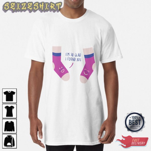 Happy Valentines Day 2023 Im So Glad I Found You Valentines Day Gifts 2023 Unisex T-Shirt