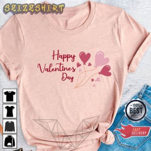 Happy Women Valentines Day Balloons Valentines Unisex Sweatshirt