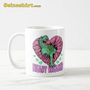 Heart Breaker Funny Dinosaur Valentine’s Day Coffee Mug