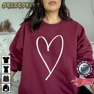 Heart Valentine’s Day Valentine Heart Unisex Sweatshirt