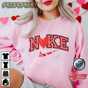 Heart Women Valentines Day N1KE Valentines Love Vibe Unisex T-Shirt