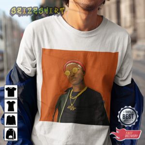 Hip Hop Rapper Wizkid Unisex Graphic Printed T-Shirt Design