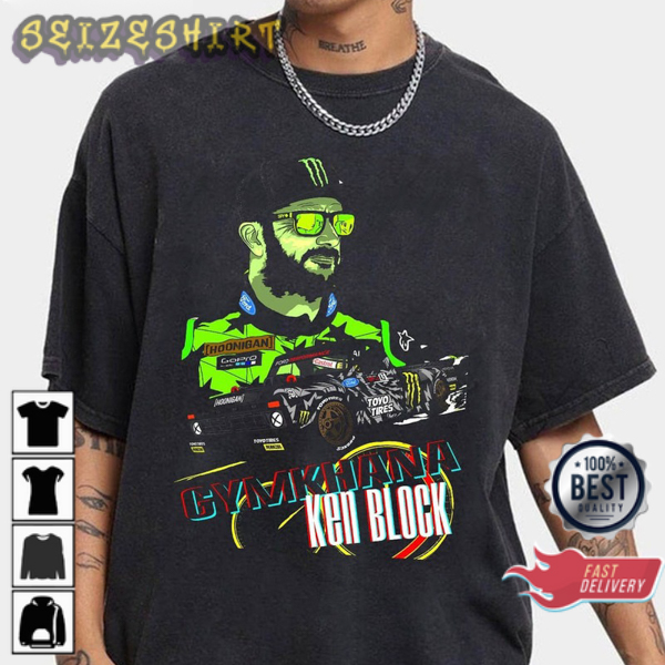 Hoonigan Ken Block 43 Remembering Ken Block Unisex Memorial T-shirt